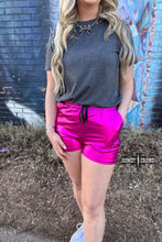 Load image into Gallery viewer, Pink Metallic Shorts
