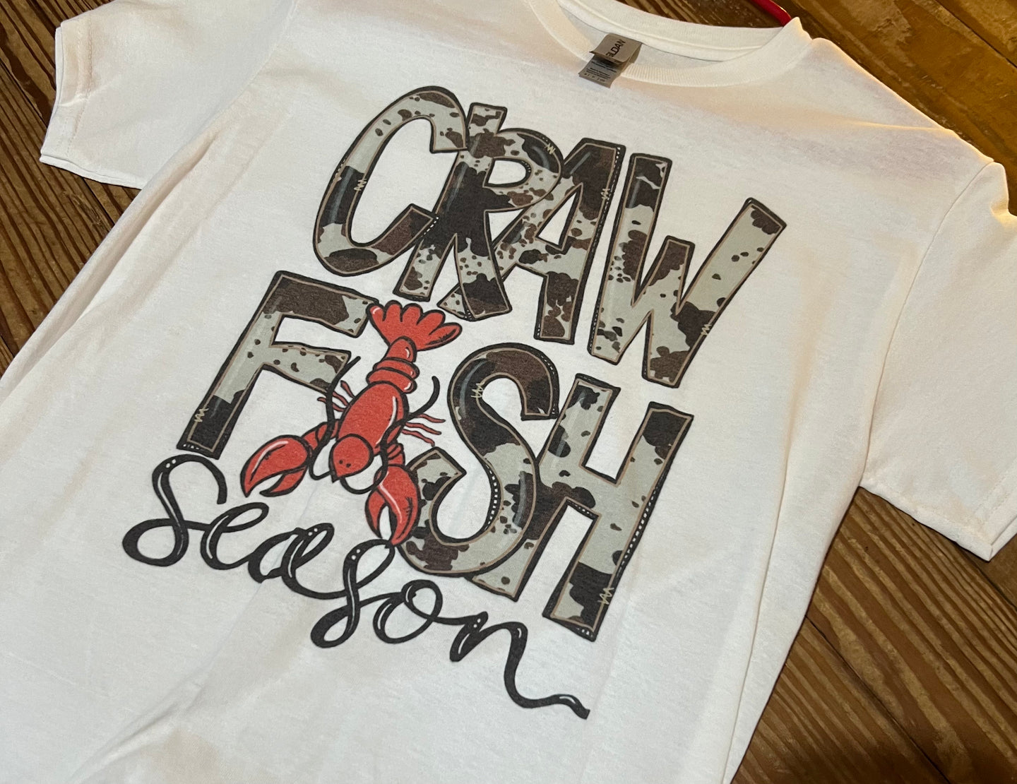 Crawfish Season Cowprint