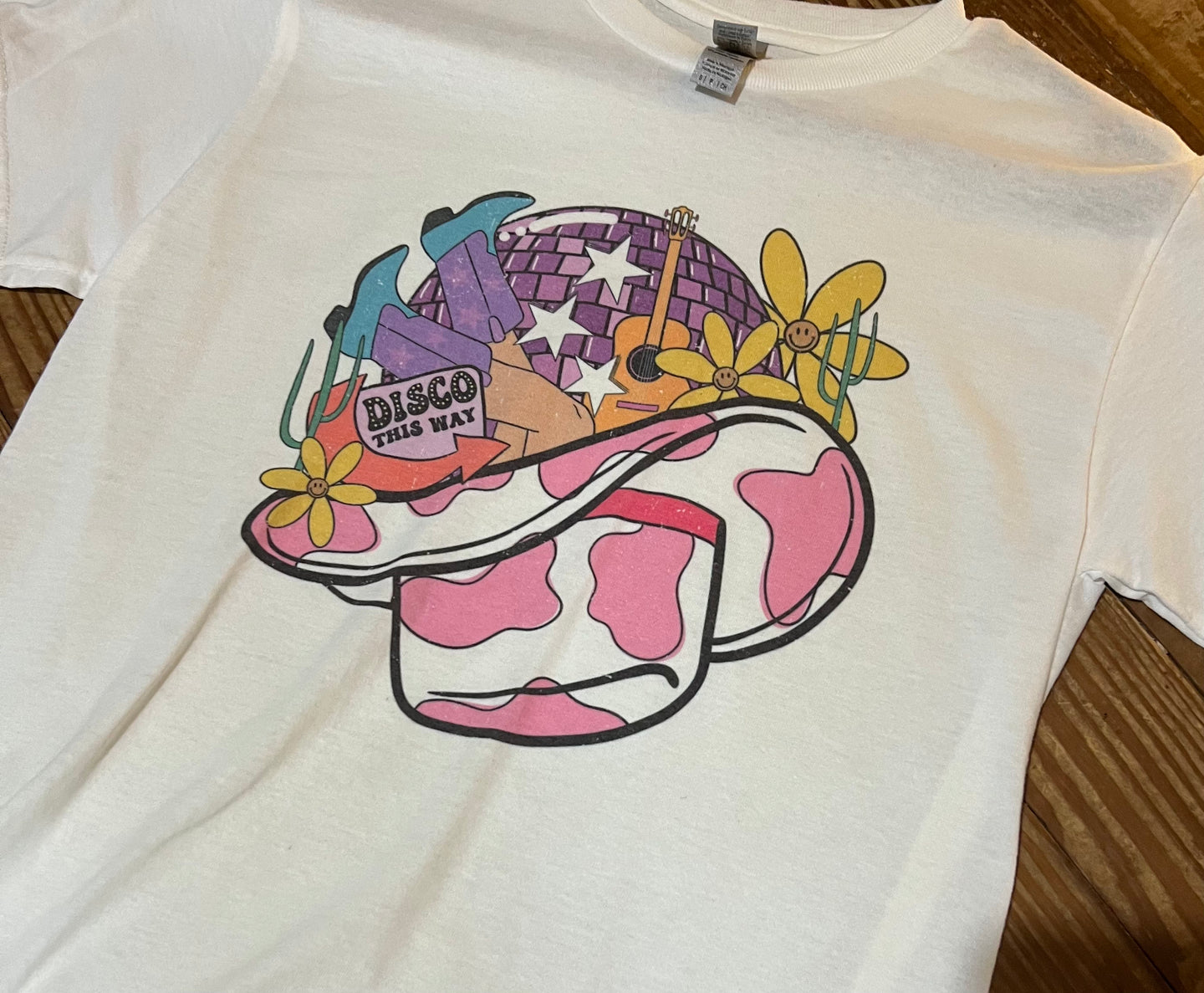 Disco This Way Western Tee