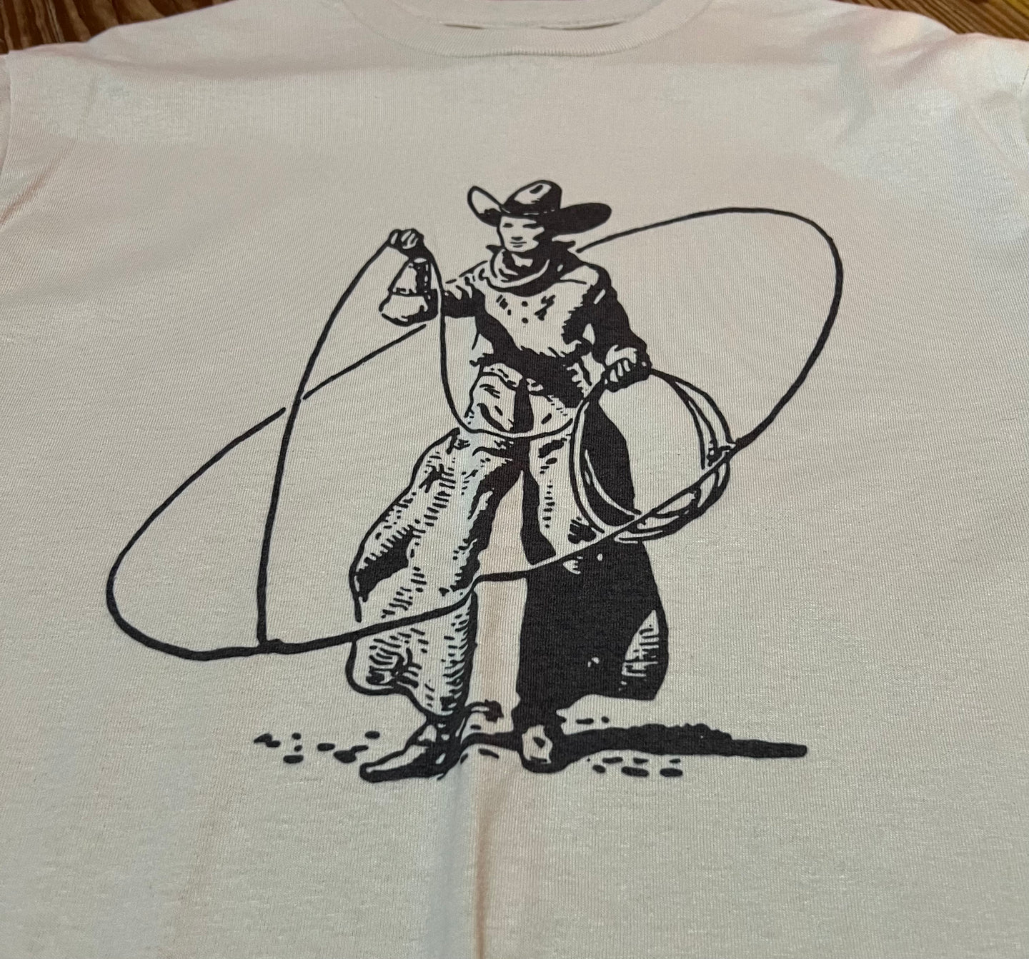 Roping Cowboy Tee
