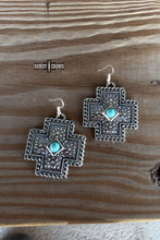Load image into Gallery viewer, DS Cross My Heart Earrings
