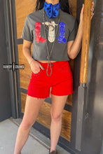 Load image into Gallery viewer, DS Red, White &amp; Boots Tee
