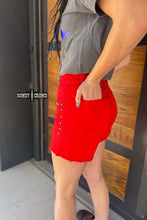 Load image into Gallery viewer, DS RED- Shenandoah Stud Shorts
