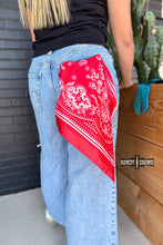 Load image into Gallery viewer, SMALL Buffalo Bandana Wild Rags
