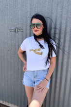 Load image into Gallery viewer, DS Leopard Spur Tee- WHITE
