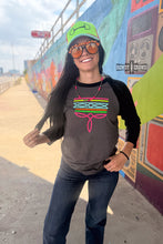 Load image into Gallery viewer, DS Neon Boot Stitch Raglan
