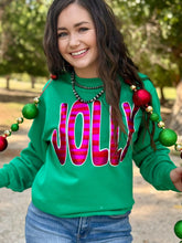 Load image into Gallery viewer, Jolly Sweatshirt in Metallic Puffs

