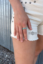 Load image into Gallery viewer, Tipsy Turquoise Stretch Ring
