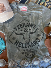 Load image into Gallery viewer, Yeehaws And Hellnaws RealTree Camo Graphic Tee
