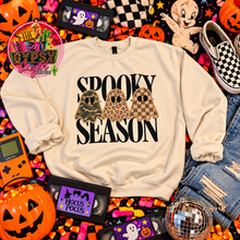 Load image into Gallery viewer, Ghost Spooky Season Sweatshirt/Tee Option
