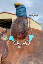 Load image into Gallery viewer, DS Turquoise Bit Necklace
