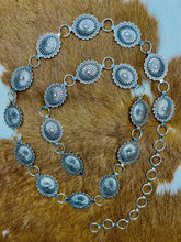 Load image into Gallery viewer, Silver Concho Sm/Med Belt
