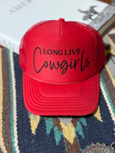 Load image into Gallery viewer, Long Live Cowgirls Trucker Hat
