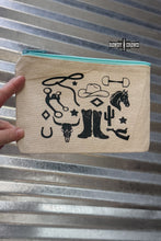 Load image into Gallery viewer, DS Western Collage Cosmetic Bag
