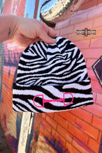 Load image into Gallery viewer, DS WHITE Zebra Bit Beanie
