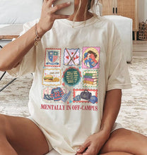 Load image into Gallery viewer, Mentally In Off-Campus Graphic Tee | Hockey Romance Reader Shirt
