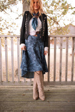Load image into Gallery viewer, Denim Rose Skirt
