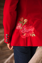Load image into Gallery viewer, Red Velvet Jacket

