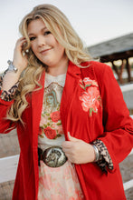 Load image into Gallery viewer, Red Velvet Jacket

