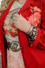 Load image into Gallery viewer, Red Velvet Jacket
