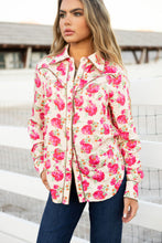 Load image into Gallery viewer, Wild Rose Button Up
