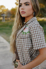 Load image into Gallery viewer, Western Gingham Blouse
