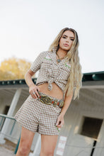 Load image into Gallery viewer, Western Gingham Blouse

