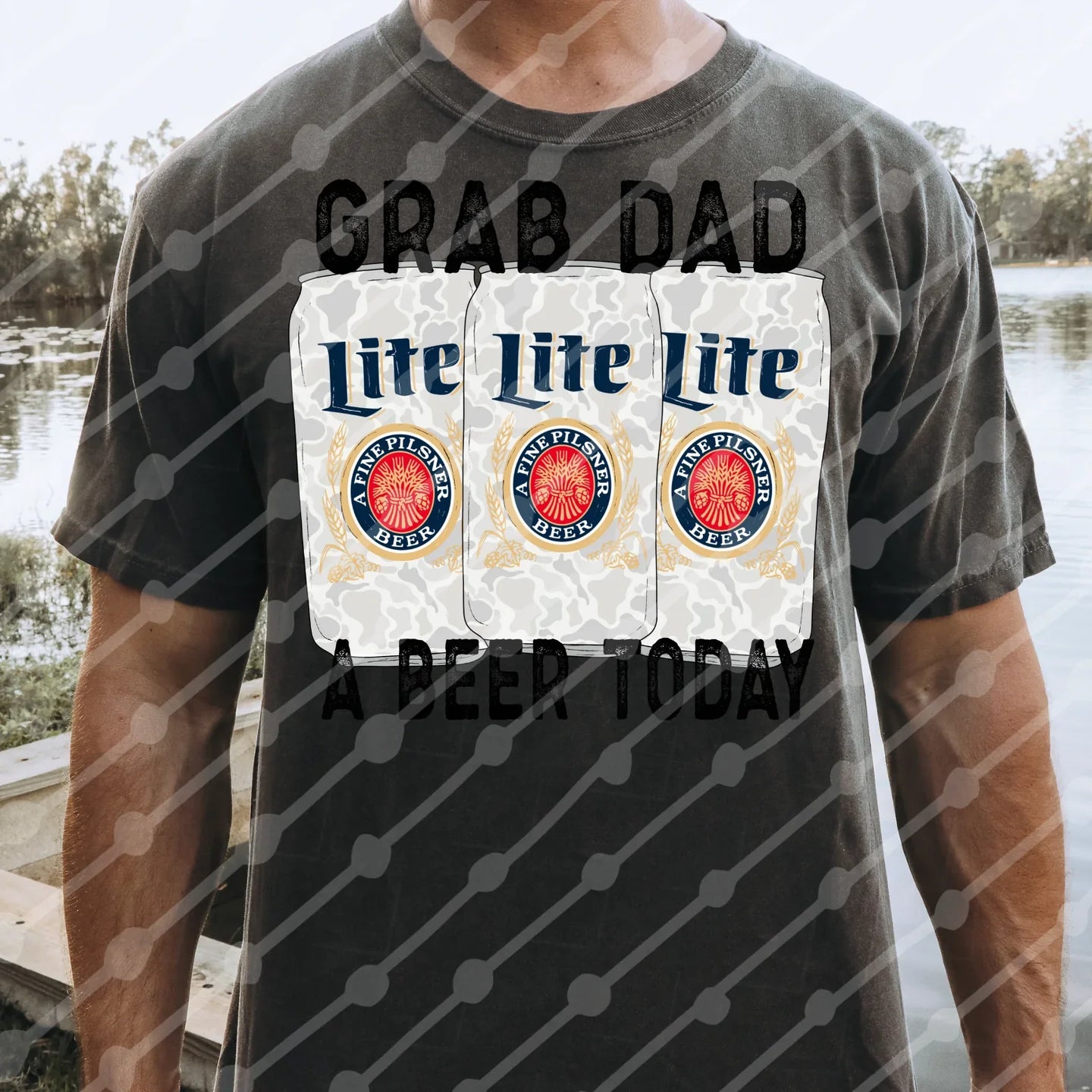 Grab dad Miller Lite tee or sweatshirt