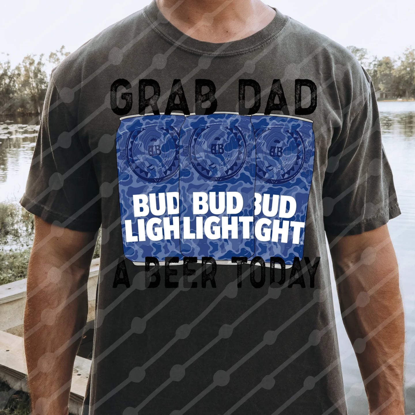 Grab Dad A Beer Today Bud tee or sweatshirt