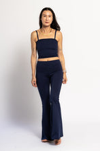 Load image into Gallery viewer, Solid Navy Crop Bell Bottom ♡
