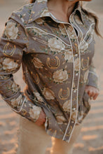 Load image into Gallery viewer, Lucky Belle Button Up
