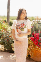 Load image into Gallery viewer, Lucky As A Mother Ivory Tee
