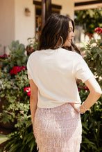 Load image into Gallery viewer, Lucky As A Mother Ivory Tee
