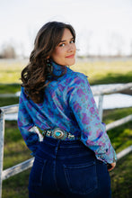 Load image into Gallery viewer, Denim Rose Button Up
