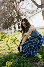 Load image into Gallery viewer, Sweet Blue Rodeo Skirt
