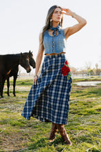 Load image into Gallery viewer, Sweet Blue Rodeo Skirt
