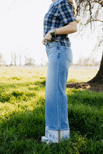 Load image into Gallery viewer, Rowdy Rose Cuff Jeans
