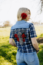 Load image into Gallery viewer, Blue Bonnet Rodeo Blouse
