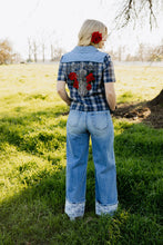 Load image into Gallery viewer, Rowdy Rose Cuff Jeans
