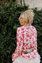Load image into Gallery viewer, Wild Rose Button Up
