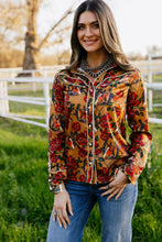 Load image into Gallery viewer, Horses &amp; Horseshoes Button Up
