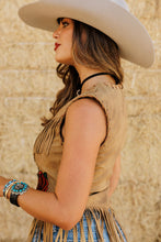 Load image into Gallery viewer, Wild Rose Fringe Vest
