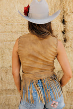Load image into Gallery viewer, Wild Rose Fringe Vest

