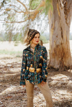 Load image into Gallery viewer, Lucky Plaid Pony Buck Button Up
