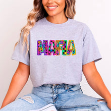 Load image into Gallery viewer, Rainbow Mascot Sweatshirt FAUX embroidery &amp; Glitter - Multiple Styles
