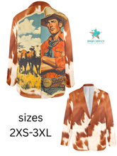 Load image into Gallery viewer, Cattle Rancher Western Blazer
