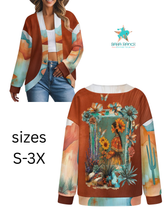 Load image into Gallery viewer, Colores de Mexico Fantasia Drop Shoulder Cardigan
