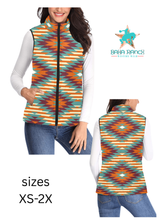 Load image into Gallery viewer, Chama Valley Aztec Puffy Vest
