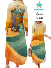 Load image into Gallery viewer, Colores de Mexico Fantasia Shirt Dress Duster
