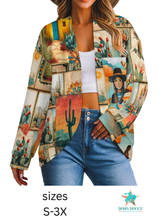 Load image into Gallery viewer, Colores de Mexico Pictures of the Southwest Drop Shoulder Cardigan

